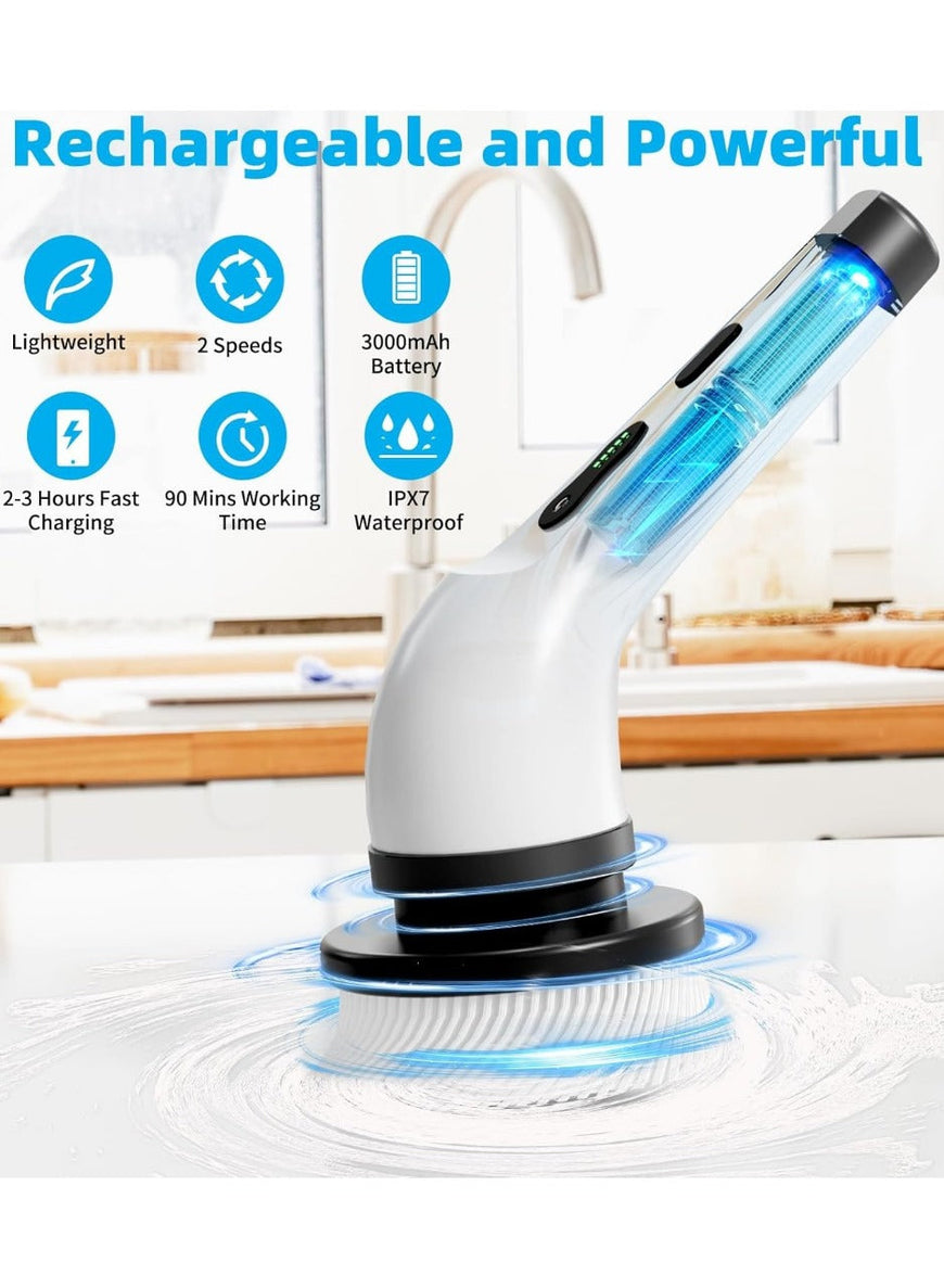 7-in-1 Electric Scrubber | Rechargeable Cleaning Brush